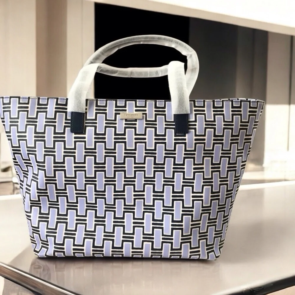 🆕 Kate Spade Shore Street Forest Geo Handbag